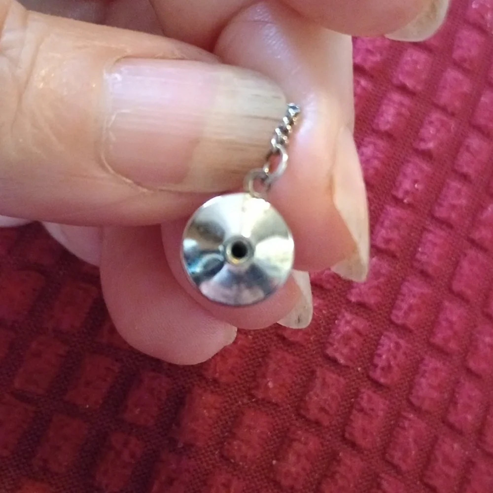 Silverball tie tack